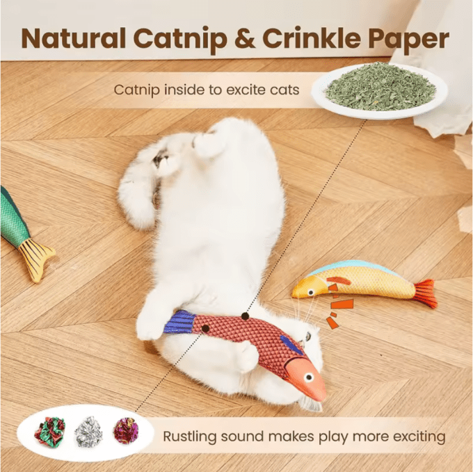 Catnip Fish Toy for Cats - Image 2